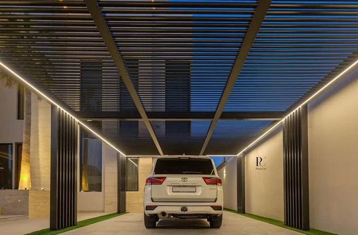 مظلات سيارات مودرن حديث في الرياض