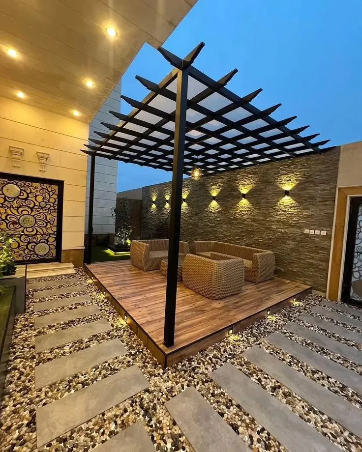 برجولات حدائق حديثة وسعر مناسب في الرياض